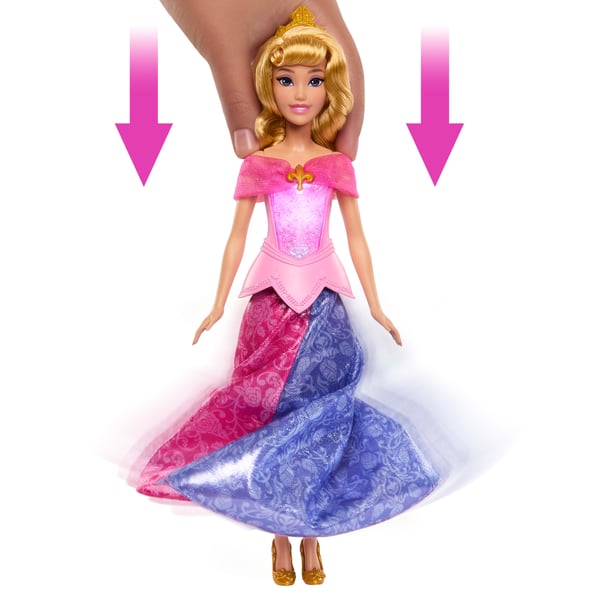 Disney Princess Aurora Pink to Blue Dress Fashion Doll
