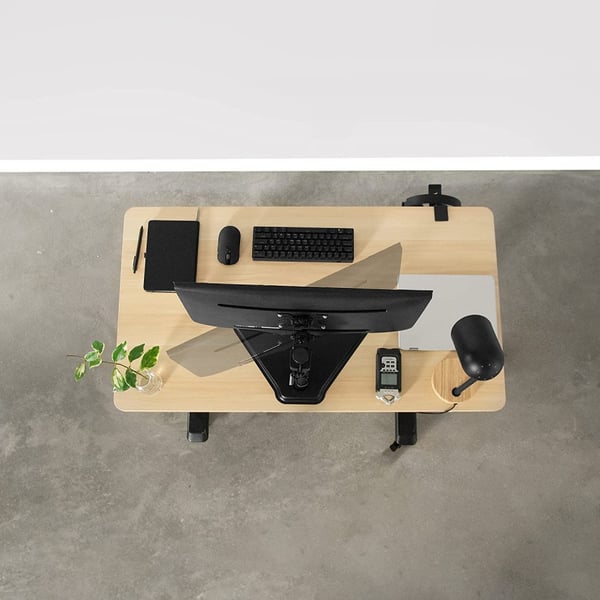 Techly ICA-LCD 2500 monitorin kiinnike ja jalusta 68,6 cm (27") Vastaanotto Musta