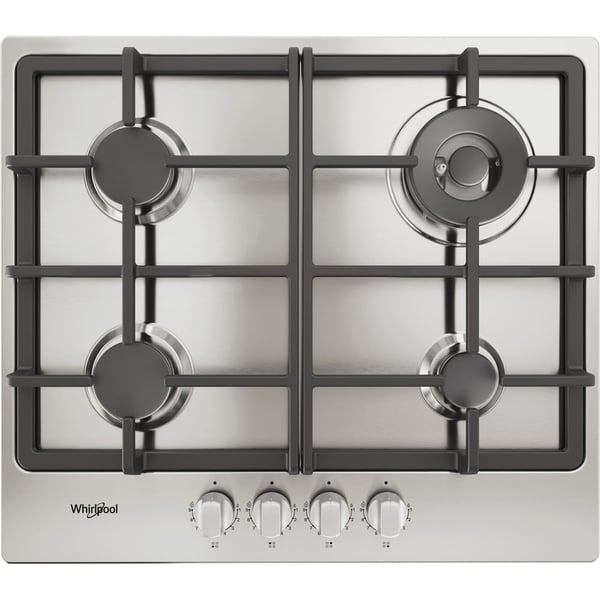 Whirlpool TGML 661 IX R Rostfritt stål Inbyggd 58 cm Gas 4 zone(s)