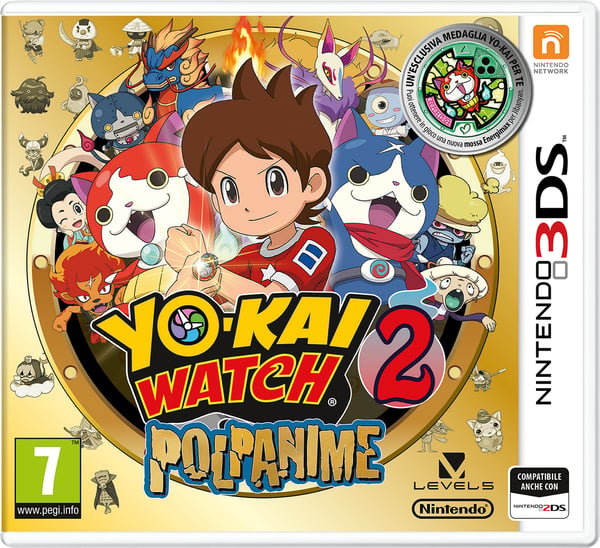 Nintendo Yo-Kai Watch 2: Fleshy Souls, 3DS Standard Italienska Nintendo 3DS