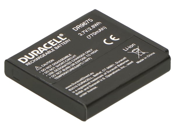 Duracell DR9675 batteri til kamera/videokamera Lithium-Ion (Li-Ion) 770 mAh
