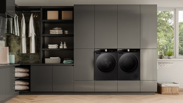 Hisense WF7S1247BB vaskemaskine Front-læsning 12 kg 1400 rpm Sort