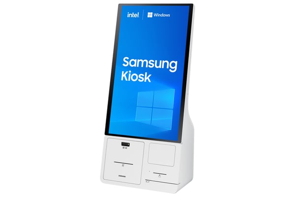 Samsung KM24C-5 Kiosk design 61 cm (24") LED 250 cd/m² Fuld HD Hvid Berøringsskærm Indbygget processer Windows 10 IoT Enterprise 16/7