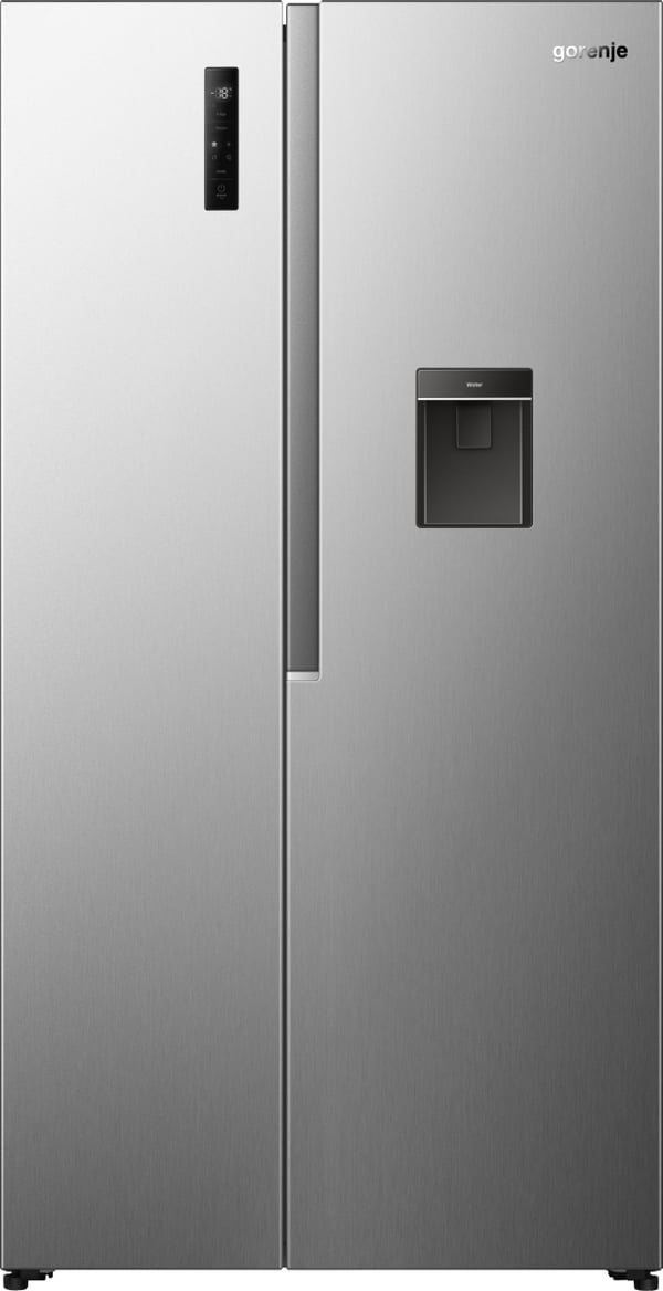 Gorenje NRS917E41XWD Kombinerad kyl/frys side-by-side Fristående 541 l Grå