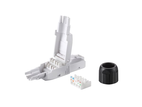 Equip 121162 kabelsamler RJ-45 Sort, Hvid