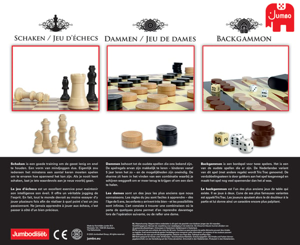 Jumbo Schaken/ Jeu d'échecs