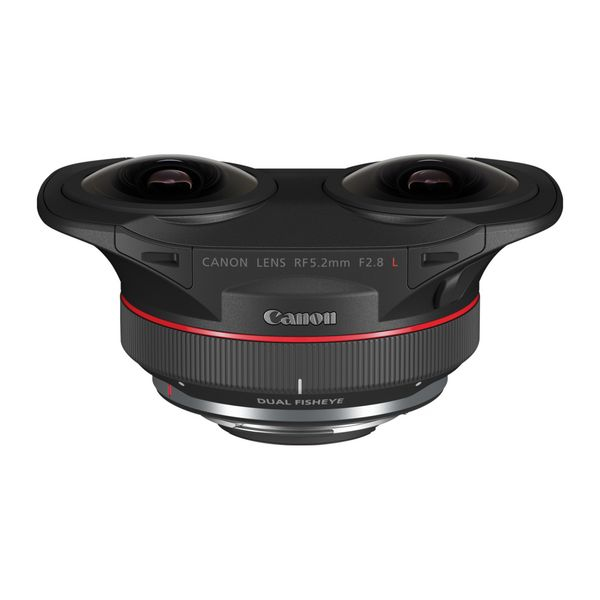 Canon RF 5.2 mm f2.8L Dual Fisheye SLR Vidvinkellinse Sort