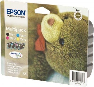 Epson Teddybear T0615 Multipack blækpatron Original