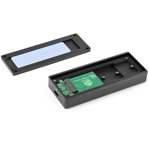 StarTech.com M2E1BRU31C drevkabinet SSD kabinet Sort M.2