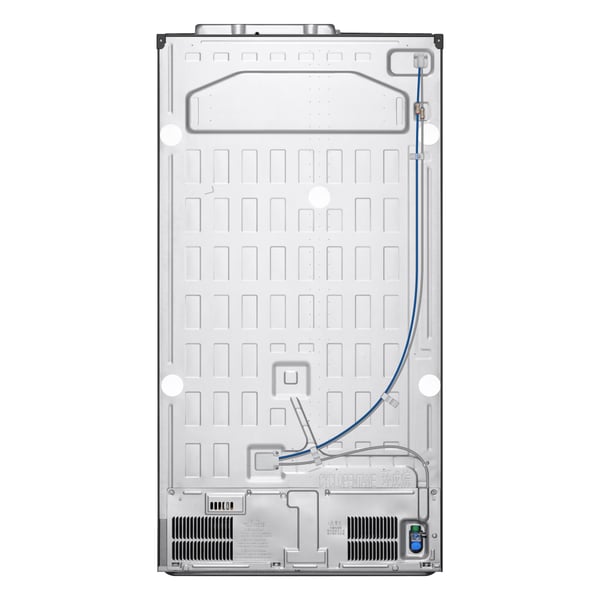 LG GSLV70PZTD Kombinerad kyl/frys side-by-side Fristående 635 l Metallisk, Silver