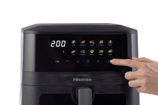 Hisense HAF2100DCD Yksi 7,7 L 2100 W Kuumakiertoilmakypsennin Musta