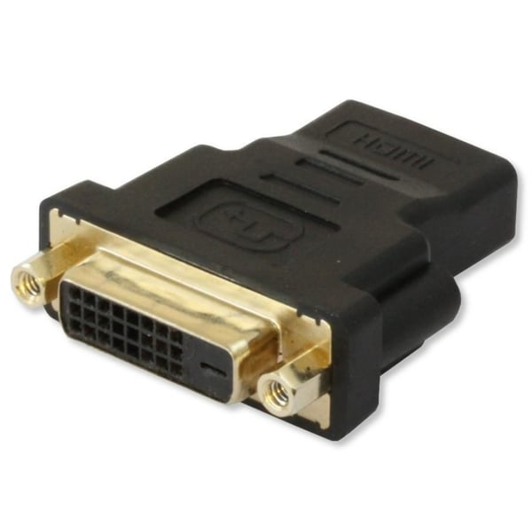 Techly DVI-D - HDMI F/F Sort
