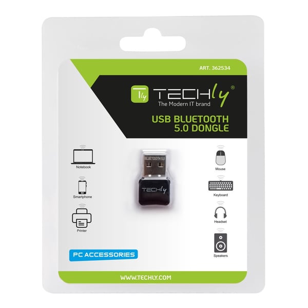 Techly IDATA USB-BLT5 syöttölaitteen lisävaruste USB-vastaanotin