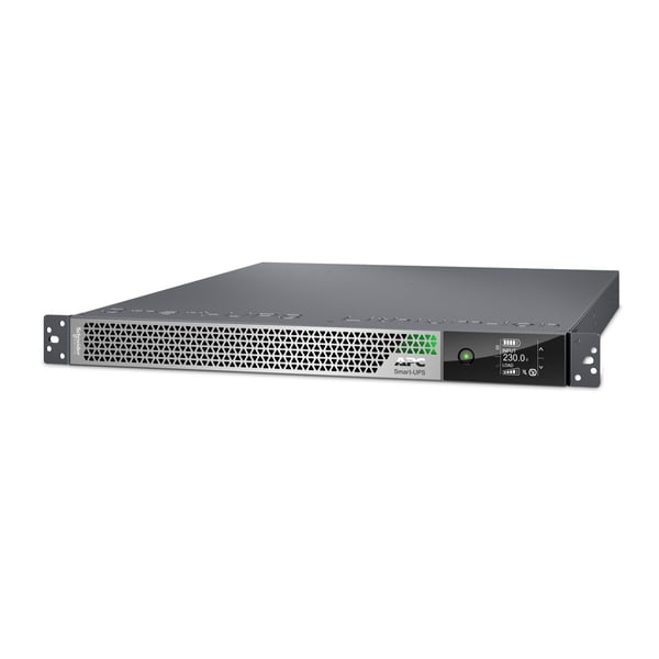APC SRTL3KRM1UIC UPS-virtalähde Taajuuden kaksoismuunnos (verkossa) 3 kVA 3000 W 5 AC-pistorasia(a)