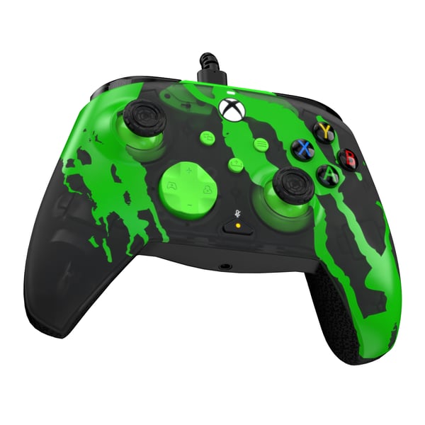 PDP REMATCH GLOW Advanced Svart, Grön USB Spelplatta Analog / Digital PC, Xbox One, Xbox Series S, Xbox Series X