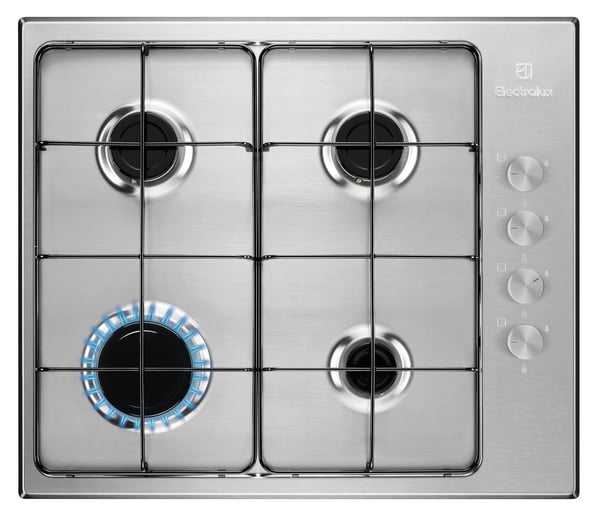 Electrolux EGS6404SX Rustfrit stål Indbygget 60 cm Gaskomfur 4 zone(s)