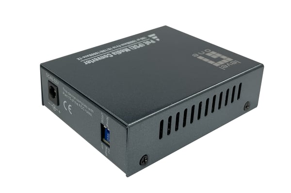 LevelOne GVT-2013 verkon mediamuunnin 1000 Mbit/s 850 nm Monitila Harmaa