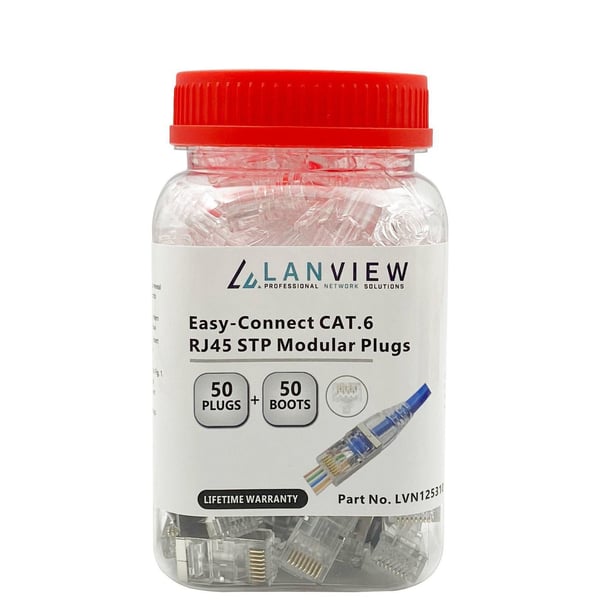 Lanview LVN125310 kabelsamler RJ45 Transparent