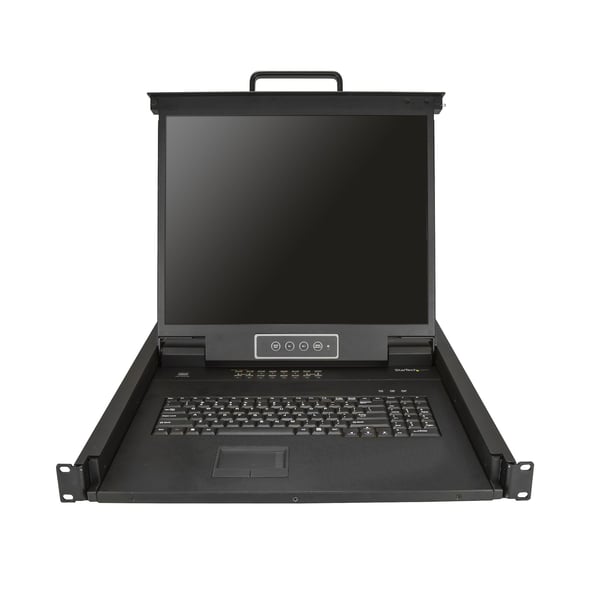 StarTech.com RKCONS1916K telinekonsoli 48,3 cm (19") 1280 x 1024 pikseliä Musta 1U