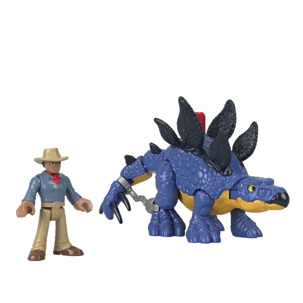 Fisher-Price Imaginext Jurassic World Stegosaurus och dr Grant