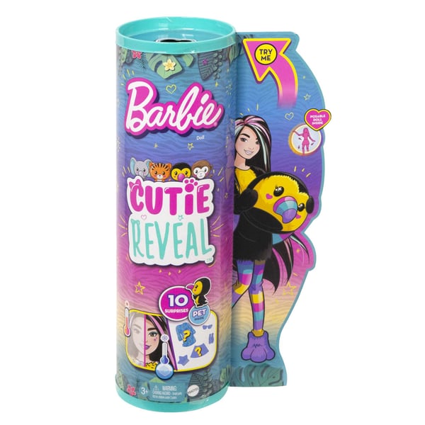 Barbie Cutie Reveal Jungle Series Doll