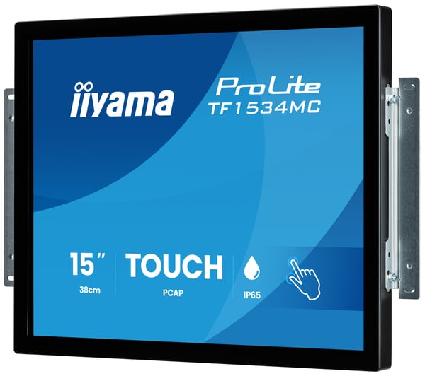 iiyama ProLite TF1534MC-B8X platta pc-skärmar 38,1 cm (15") 1024 x 768 pixlar XGA LED Pekskärm Svart