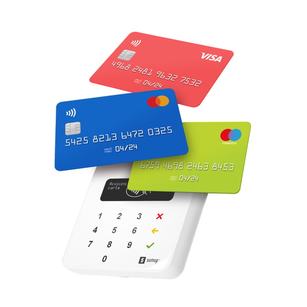 SumUp Air smartcard læser Indendørs/udendørs Bluetooth Hvid