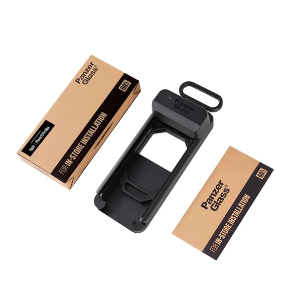 PanzerGlass ® Skærmbeskyttelse Apple iPhone 15 Pro Max | Ultra-Wide Fit til FASTFIT Installationsmaskine | 10 pcs