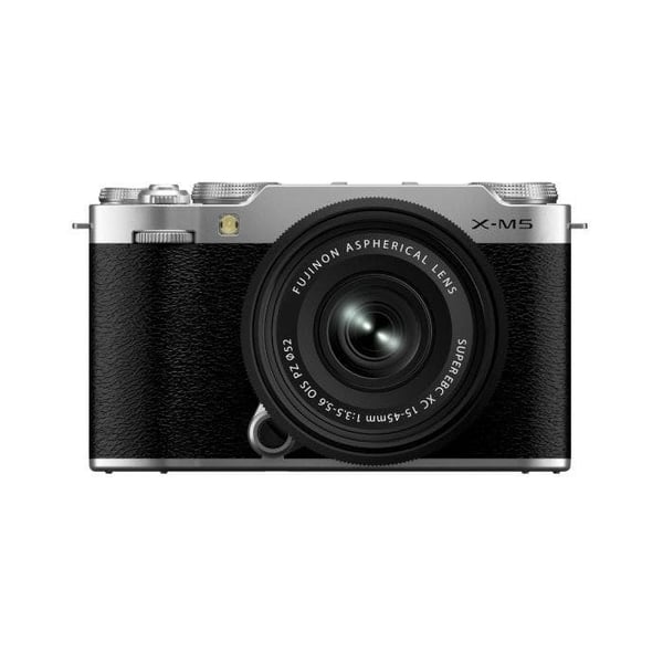 Fujifilm X-M5 SILVER Kit XC15-45mm F3.5-5.6 OIS PZ MILC 26,1 MP X-Trans CMOS 4 6240 x 4160 pixlar