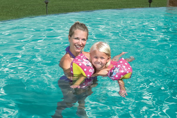 Bestway 91038 pool- och badmadrass Multifärg Mönstrad Vinyl Simdynor för armarna