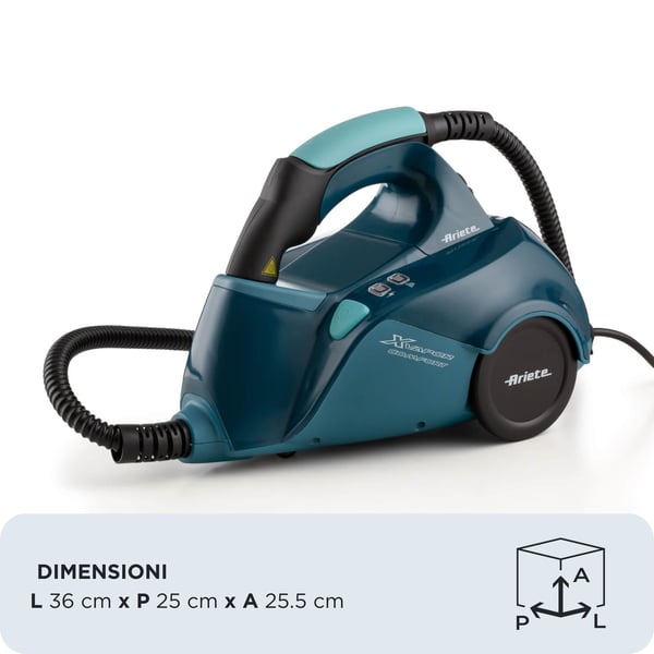 Ariete 4145/22 Bärbar ångtvätt 1,2 l 1500 W Blå
