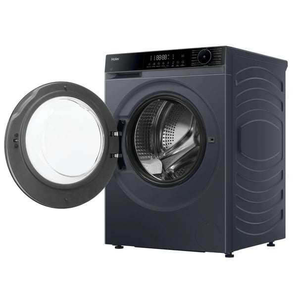 Haier HWD80BP14357GTIT vaskemaskine - tørretumbler Fritstående Front-læsning Anthracit