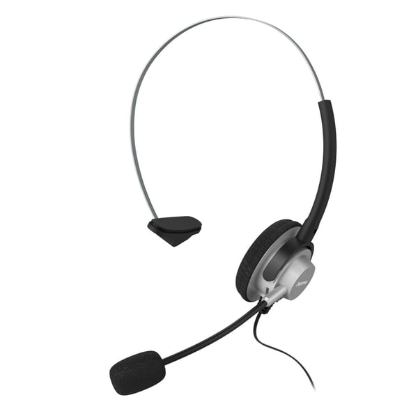 Hama 00201157 hovedtelefoner/headset Ledningsført Kontor/Callcenter Sort, Sølv Hama 00201157 hovedtelefoner/headset Ledningsført Kontor/Callcenter Sort, Sølv