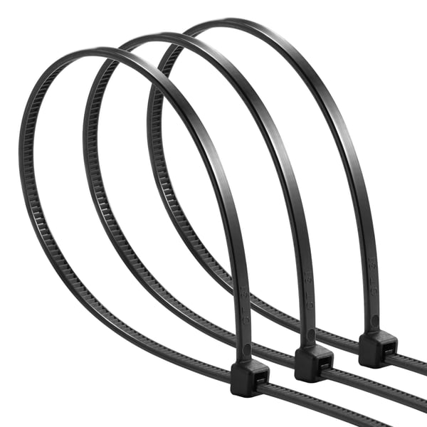Ewent EW1564 kabelsamler Parallel kabelindføring Nylon Sort 100 stk