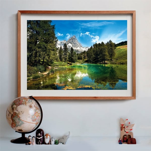 Clementoni High Quality Collection Blue Lake Puslespil 1500 stk Landskab