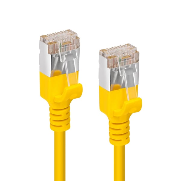 Microconnect V-FTP6A075Y-SLIM netværkskabel Gul 7,5 m Cat6a U/FTP (STP)