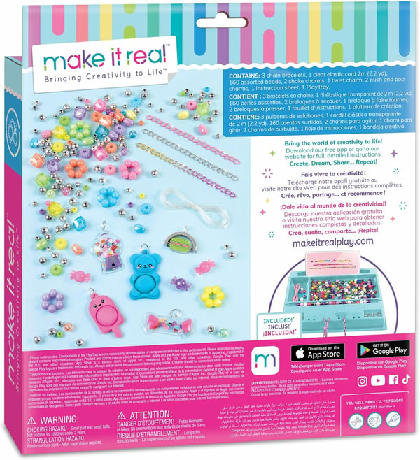Make it Real Pop! Shake! Twist! Diy Bracelet Kit