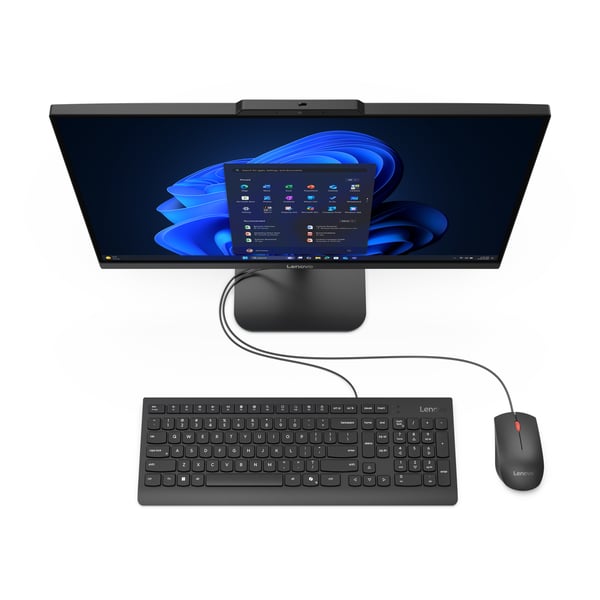 Lenovo V105 24 AMD Ryzen™ 5 40 60,5 cm (23.8") 1920 x 1080 pixlar Allt-i-ett-dator 16 GB LPDDR5-SDRAM 512 GB SSD Windows 11 Pro Wi-Fi 6 (802.11ax) Svart
