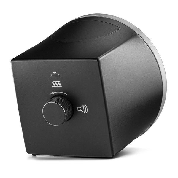 Braun BC07SB-DCF Quartz-väckarklocka Svart, Silver