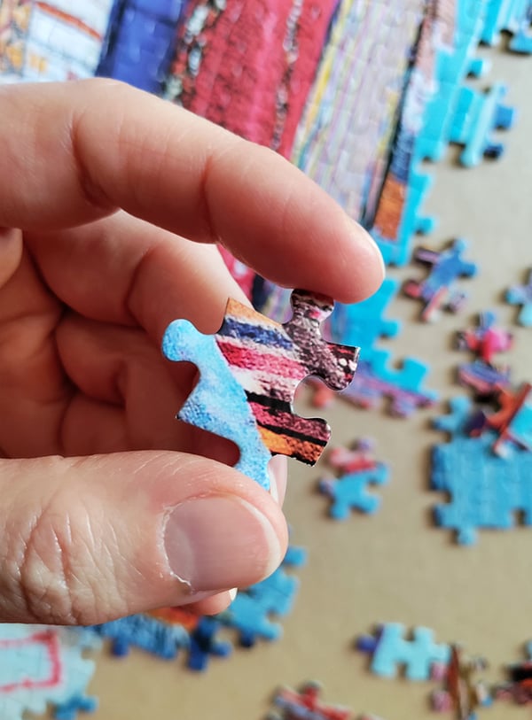 Tactic Around the World: Chefchouen Morocco - 1000 pcs Kuviopalapeli 1000 kpl Kaupunki