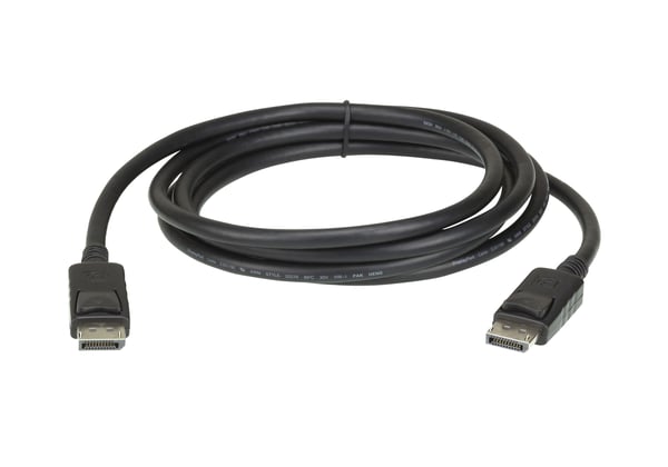 ATEN 2L-7D03DP DisplayPort-kaapeli 3 m Musta