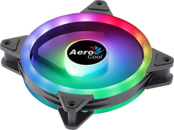 Aerocool Duo 12 Datorväska Fan 12 cm Svart