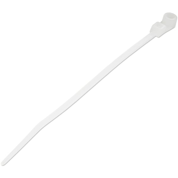 StarTech.com CBMZTS10N4 kabelsamler Udløselig kabelbinder Nylon, Plast Hvid 100 stk
