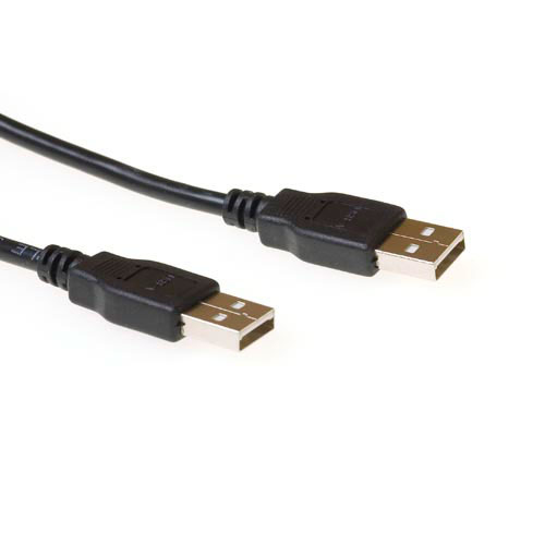 ACT SB2520 USB-kabel USB 2.0 1,8 m USB A 0,48 Gbit/sek. Sort