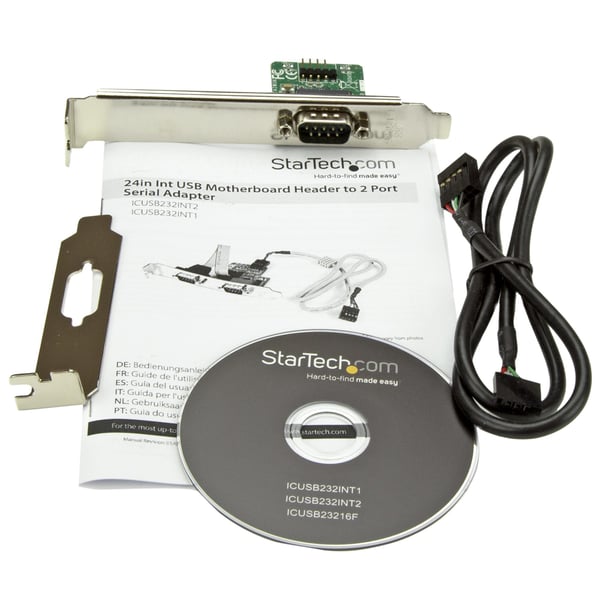 StarTech.com ICUSB232INT1 nätverkskort/adapters Intern Serial