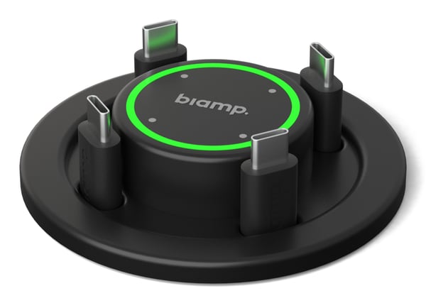 Biamp EasyConnect MPX 250 USB 3.2 Gen 2 (3.1 Gen 2) Type-C 10000 Mbit/s Svart