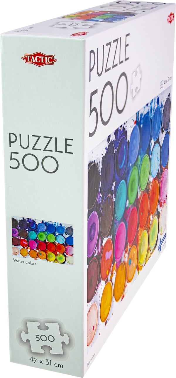 Tactic Lovers Water colors Puslespil 500 stk Kunst