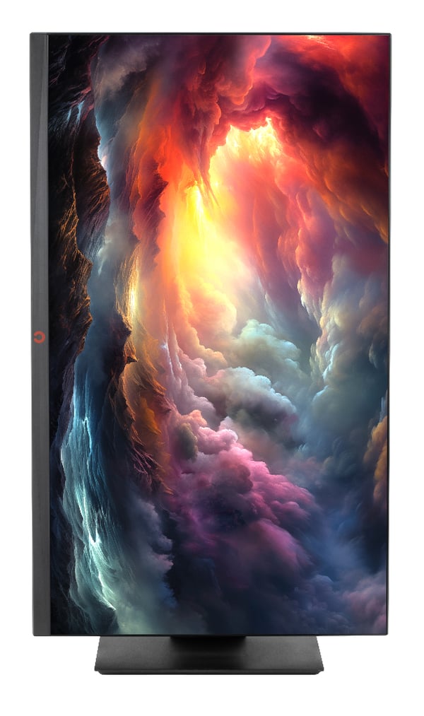 Konix STORMFURY tietokoneen litteä näyttö 68,6 cm (27") 3840 x 2160 pikseliä 4K Ultra HD Musta, Punainen