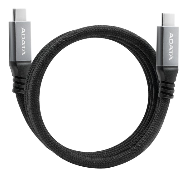 ADATA CACCU3-100W-100AN-BK USB-kabel USB 3.2 Gen 2 (3.1 Gen 2) 1 m USB C 10 Gbit/sek. Sort