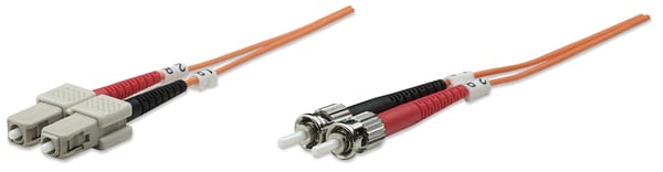 Intellinet ST/SC, 5m InfiniBand och fiberoptisk kabel Orange